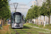 CAF Urbos 3 n°101 sur la ligne T1 (Tramway de Luxembourg) à Luxembourg (Lëtzebuerg)