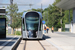 CAF Urbos 3 n°101 sur la ligne T1 (Tramway de Luxembourg) à Luxembourg (Lëtzebuerg)