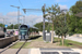 CAF Urbos 3 n°107 sur la ligne T1 (Tramway de Luxembourg) à Luxembourg (Lëtzebuerg)