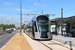 CAF Urbos 3 n°106 sur la ligne T1 (Tramway de Luxembourg) à Luxembourg (Lëtzebuerg)