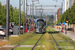 CAF Urbos 3 n°107 sur la ligne T1 (Tramway de Luxembourg) à Luxembourg (Lëtzebuerg)