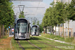 CAF Urbos 3 n°101 sur la ligne T1 (Tramway de Luxembourg) à Luxembourg (Lëtzebuerg)