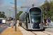 CAF Urbos 3 n°106 sur la ligne T1 (Tramway de Luxembourg) à Luxembourg (Lëtzebuerg)