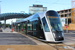 CAF Urbos 3 n°102 sur la ligne T1 (Tramway de Luxembourg) à Luxembourg (Lëtzebuerg)