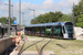 CAF Urbos 3 n°107 sur la ligne T1 (Tramway de Luxembourg) à Luxembourg (Lëtzebuerg)