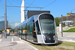 CAF Urbos 3 n°107 sur la ligne T1 (Tramway de Luxembourg) à Luxembourg (Lëtzebuerg)