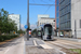 CAF Urbos 3 n°108 sur la ligne T1 (Tramway de Luxembourg) à Luxembourg (Lëtzebuerg)