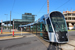 CAF Urbos 3 n°101 sur la ligne T1 (Tramway de Luxembourg) à Luxembourg (Lëtzebuerg)