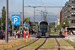 CAF Urbos 3 n°101 sur la ligne T1 (Tramway de Luxembourg) à Luxembourg (Lëtzebuerg)