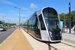 CAF Urbos 3 n°106 sur la ligne T1 (Tramway de Luxembourg) à Luxembourg (Lëtzebuerg)