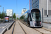 CAF Urbos 3 n°106 sur la ligne T1 (Tramway de Luxembourg) à Luxembourg (Lëtzebuerg)