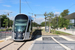 CAF Urbos 3 n°107 sur la ligne T1 (Tramway de Luxembourg) à Luxembourg (Lëtzebuerg)