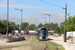 CAF Urbos 3 n°106 sur la ligne T1 (Tramway de Luxembourg) à Luxembourg (Lëtzebuerg)