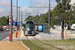 CAF Urbos 3 n°106 sur la ligne T1 (Tramway de Luxembourg) à Luxembourg (Lëtzebuerg)