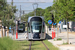 CAF Urbos 3 n°103 sur la ligne T1 (Tramway de Luxembourg) à Luxembourg (Lëtzebuerg)