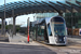 CAF Urbos 3 n°102 sur la ligne T1 (Tramway de Luxembourg) à Luxembourg (Lëtzebuerg)