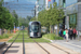 CAF Urbos 3 n°101 sur la ligne T1 (Tramway de Luxembourg) à Luxembourg (Lëtzebuerg)