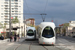 Alstom Citadis 302 n°834 et n°814 sur la ligne T1 (TCL) à Lyon