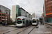 Alstom Citadis 402 n°883 et n°891 sur la ligne T4 (TCL) à Lyon