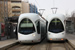 Alstom Citadis 302 n°821 et n°818 sur la ligne T5 (TCL) à Bron