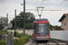 Stadler Tango n°105 sur la ligne Rhônexpress à Décines-Charpieu