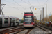 Stadler Tango n°106 sur la ligne Rhônexpress à Vaulx-en-Velin