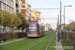 Stadler Tango n°106 sur la ligne Rhônexpress à Villeurbanne