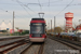 Stadler Tango n°102 sur la ligne Rhônexpress à Vaulx-en-Velin