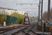 Stadler Tango n°104 sur la ligne Rhônexpress à Vaulx-en-Velin