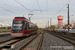 Stadler Tango n°104 sur la ligne Rhônexpress à Vaulx-en-Velin