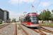 Stadler Tango n°106 sur la ligne Rhônexpress à Vaulx-en-Velin