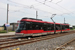 Stadler Tango n°106 sur la ligne Rhônexpress à Vaulx-en-Velin