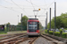 Stadler Tango n°105 sur la ligne Rhônexpress à Vaulx-en-Velin