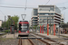 Stadler Tango n°105 sur la ligne Rhônexpress à Vaulx-en-Velin