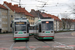 Alstom NGT8D n°1310 et n°1351 sur la ligne 5 (marego) à Magdebourg (Magdeburg)