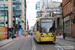 Bombardier Flexity Swift M5000 n°3049 sur la ligne Bury - Altrincham (Metrolink) à Manchester