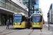 Bombardier Flexity Swift M5000 n°3007 et n°3053 sur la ligne Didsbury - Rochdale (Metrolink) à Manchester