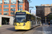 Bombardier Flexity Swift M5000 n°3066 sur la ligne Eccles - Ashton-under-Lyne (Metrolink) à Manchester