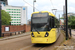 Bombardier Flexity Swift M5000 n°3080 sur la ligne Eccles - Ashton-under-Lyne (Metrolink) à Manchester