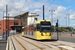 Bombardier Flexity Swift M5000 n°3062 sur la ligne Eccles - Ashton-under-Lyne (Metrolink) à Manchester