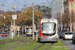 Bombardier RNV6ZR Variotram (Variobahn) n°4128 sur la ligne 5 (VRN) à Mannheim