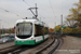 Bombardier RNV6ER Variotram (Variobahn) n°2215 sur la ligne 7 (VRN) à Mannheim