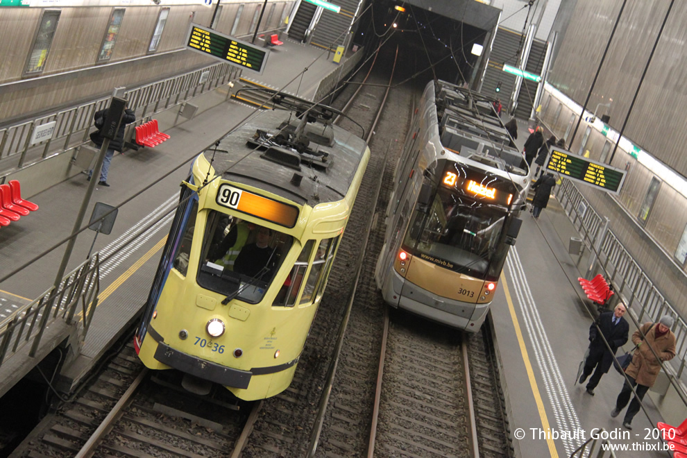 Motrice 7036 du Musée du Transport Urbain Bruxellois - Trammuseumbrussels