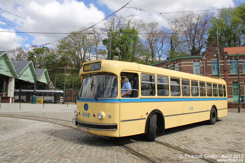 Autobus 8149 du Musée du Transport Urbain Bruxellois - Trammuseumbrussels