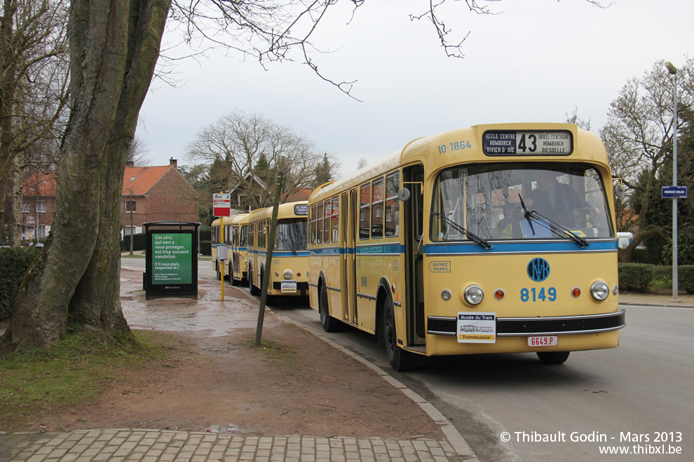 Autobus 8149, 8246 et 8660 du Musée du Transport Urbain Bruxellois - Trammuseumbrussels