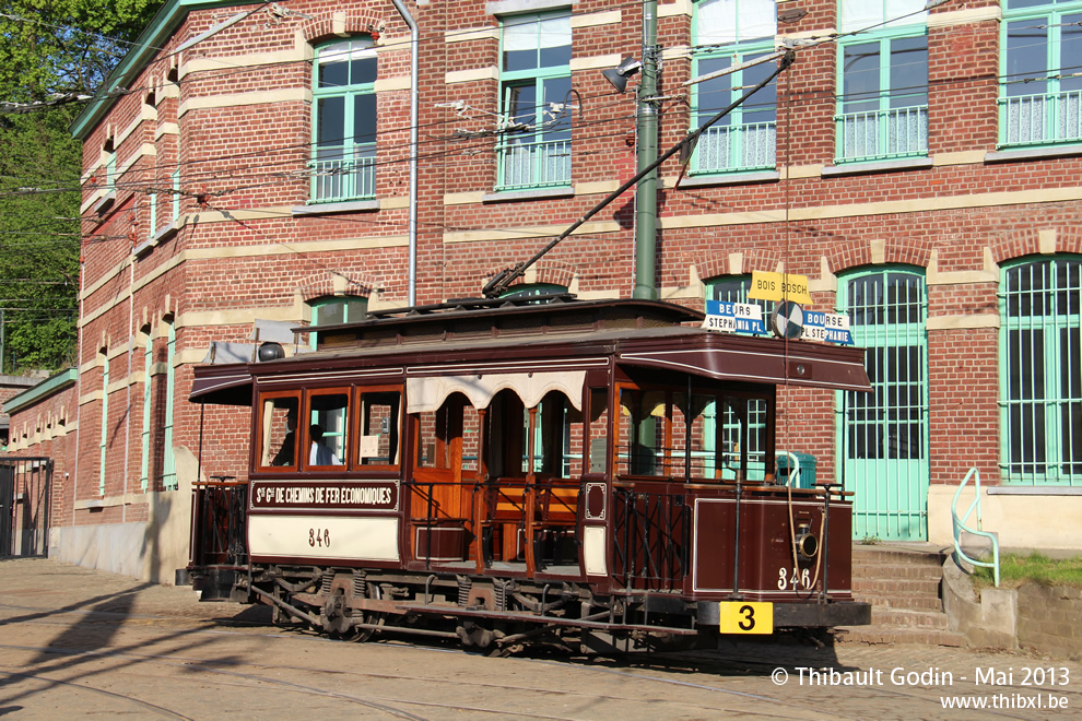 Motrice 346 du Musée du Transport Urbain Bruxellois - Trammuseumbrussels