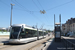 Bombardier TVR n°8 (9037 YL 54) sur la ligne T1 (Stan) à Nancy