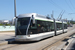 Bombardier TVR n°8 (9037 YL 54) sur la ligne T1 (Stan) à Nancy