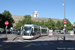 Bombardier TVR n°22 (3351 YN 54) sur la ligne T1 (Stan) à Nancy