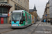 Bombardier TVR n°21 (1981 YN 54) sur la ligne T1 (Stan) à Nancy